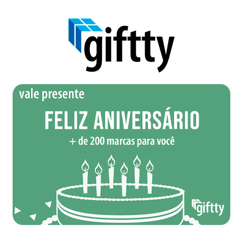 Vale Presente Giftty Aniversário